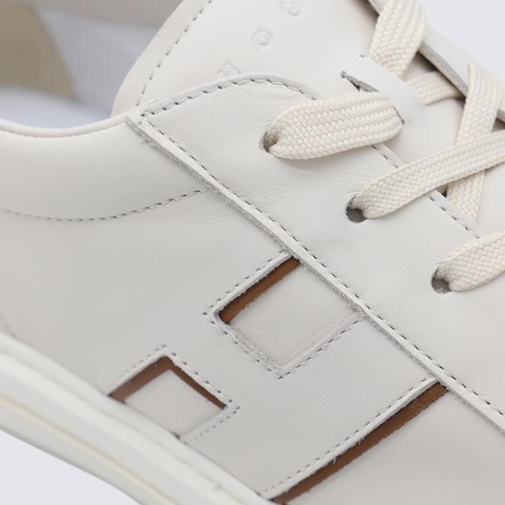 Hogan Sneakers - WHITE-COGNAC | 72eb6f3dadcfbaa7caba8db412b0817429a47a25