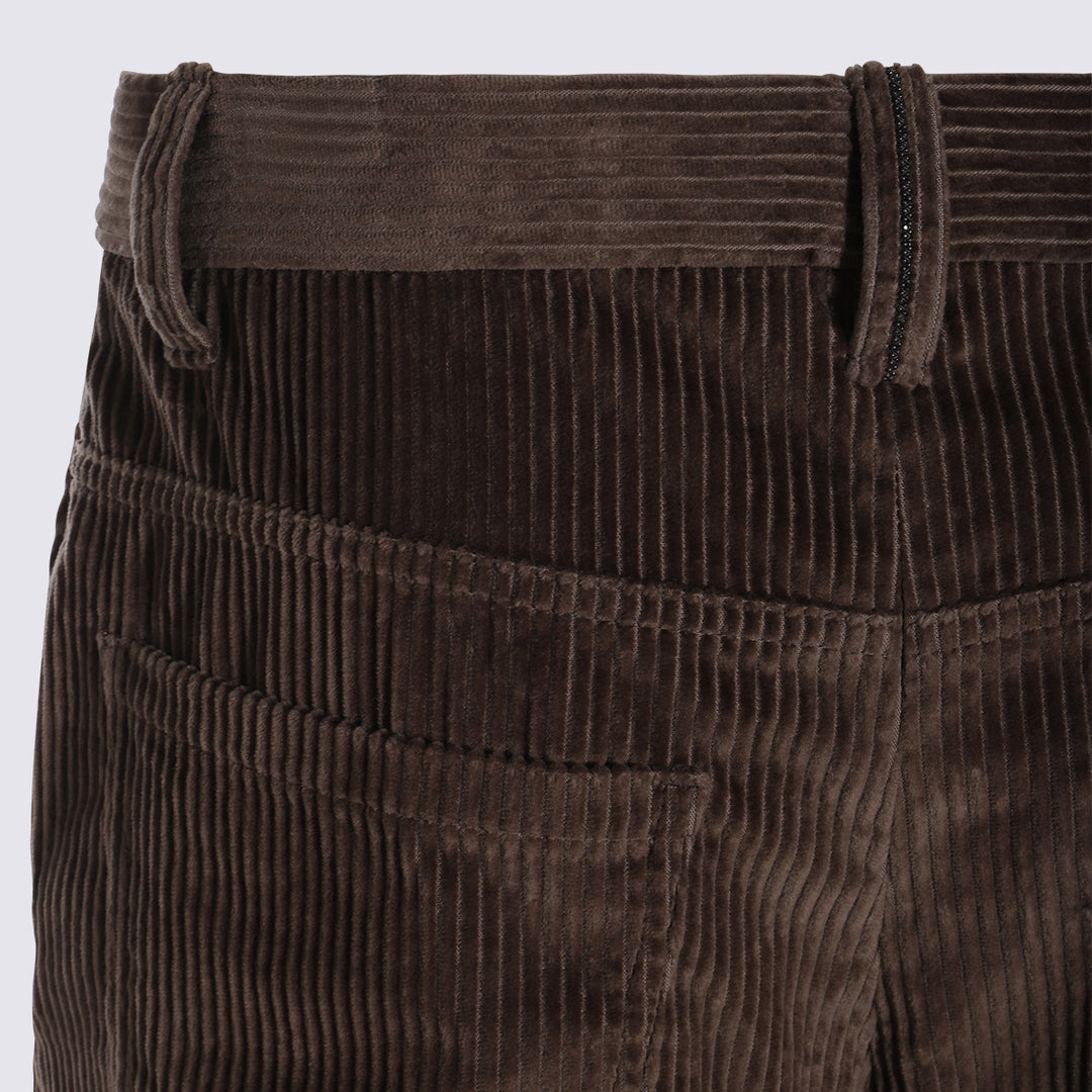 Brunello Cucinelli Trousers - LEGNO | b42b5a191c9e4b64b88494aeea87c592e9d01102