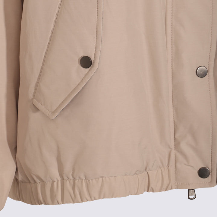 Brunello Cucinelli Coats - DOVE GREY | 30de134bed0ec39cbd3175248898708ec64c9c9a