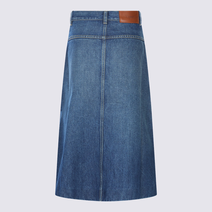 Chloè Skirts - HAZY BLUE | 75e55cae14085c6e6a94f6ce5e8571533cf82811