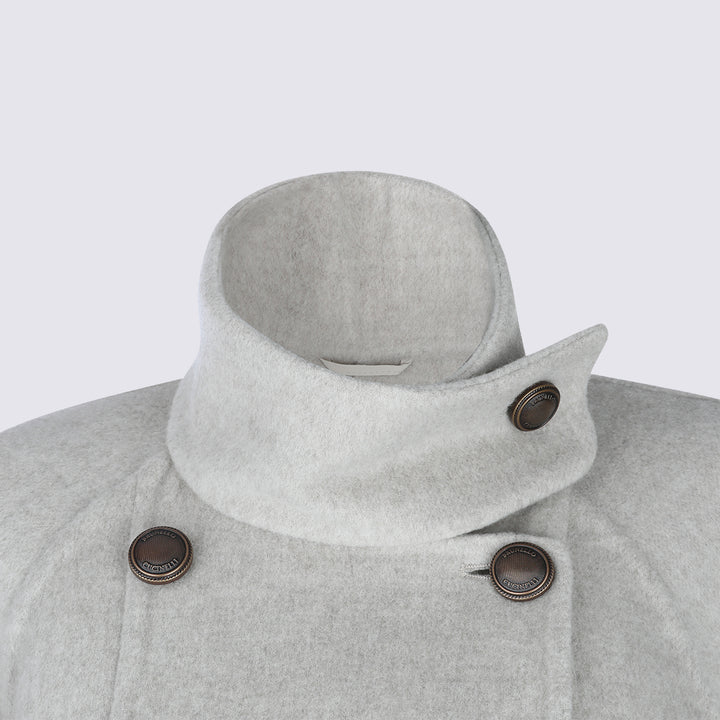 Brunello Cucinelli Coats - BEIGE FREDDO | b1fd61a86c5af0969b3918d4545f3b3c3b88195d