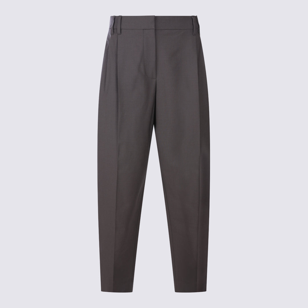 Brunello Cucinelli Trousers - CAFFE | 63f201f42d9f83f81f38dc5316014661ea0a5831