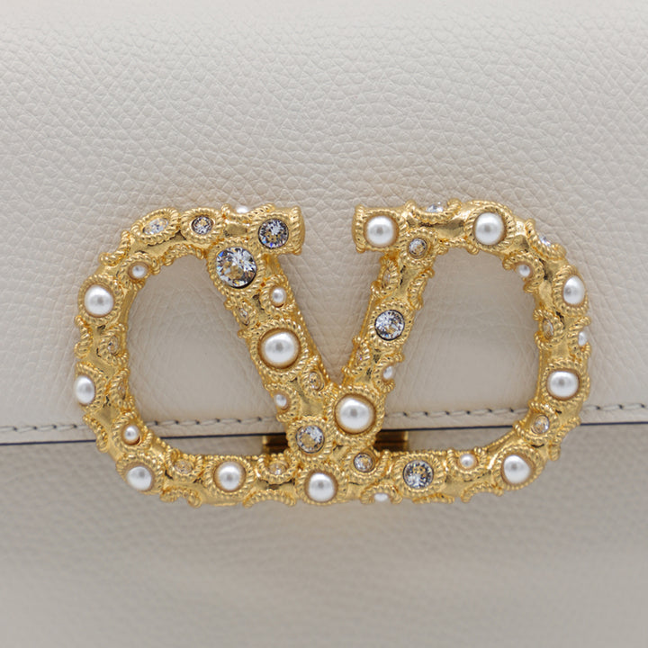Valentino Garavani Bags - LIGHT IVORY/CRYSTAL | ad075335c9fa1f44716baaef68adf1b7bd58f11e