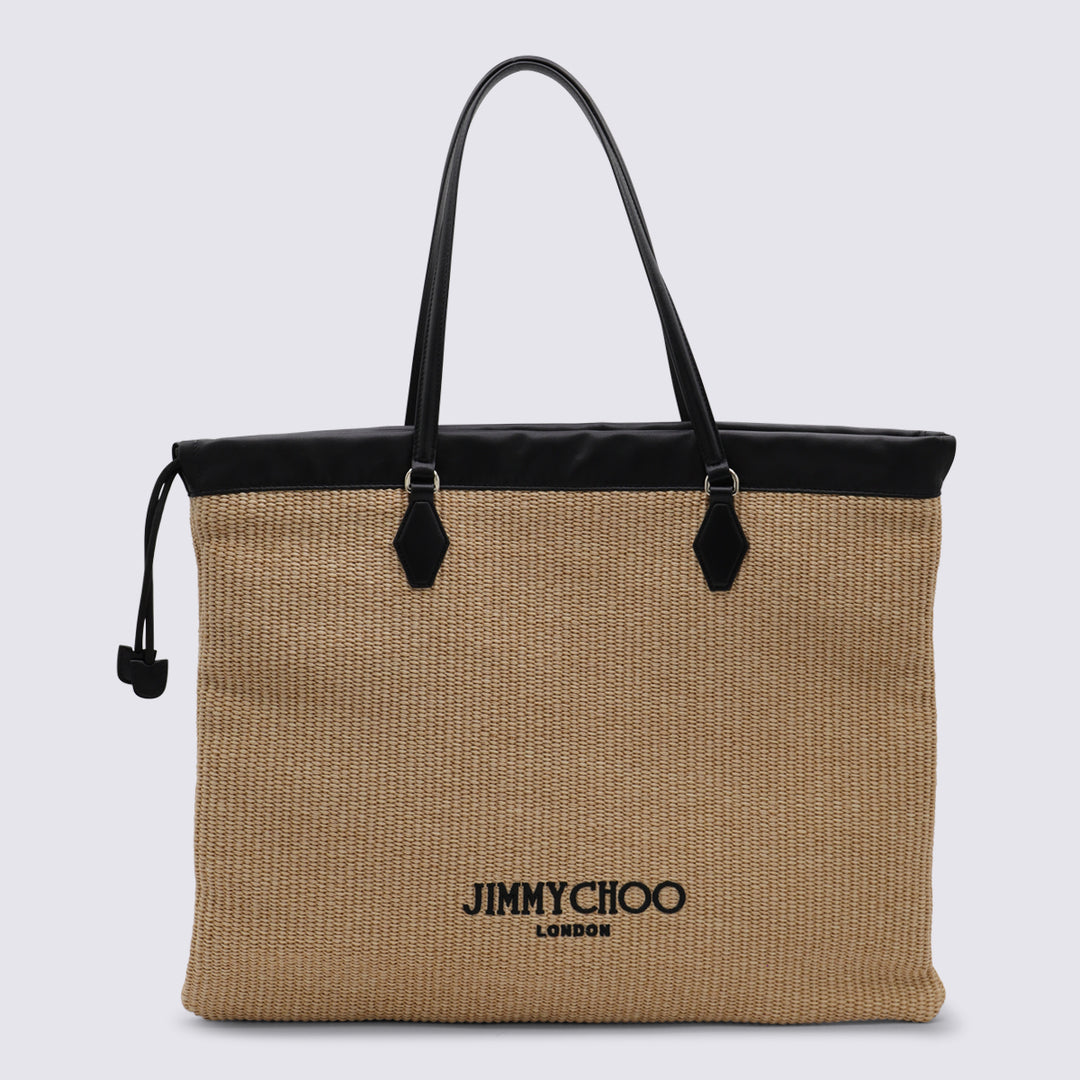 Jimmy Choo Bags - NATURAL/BLACK/LIGHT GOLD | 2696af2cdc33ba259ecdd84c9ae6cc99670dbc79