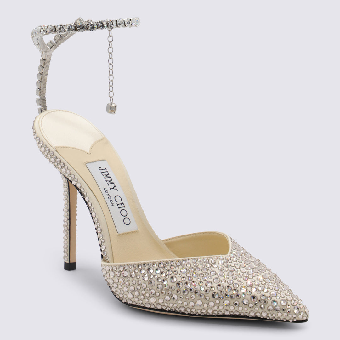 Jimmy Choo With Heel - BUTTERMILK/CRYSTAL | e93f2ee62f106ebee82870de9a80a485b77c403e