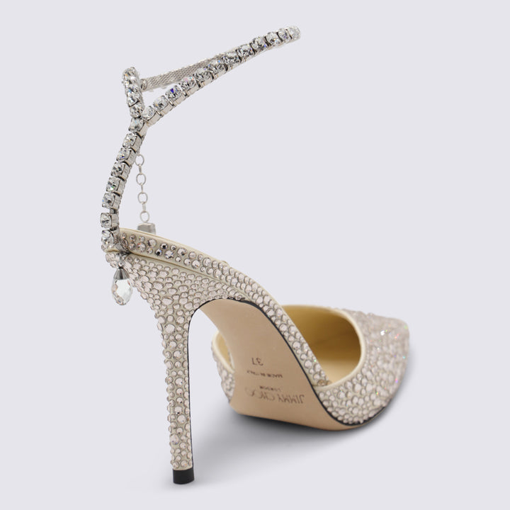 Jimmy Choo With Heel - BUTTERMILK/CRYSTAL | 2a9616b6c8d14ae095fc8bbb61a18cc11ebf5c70
