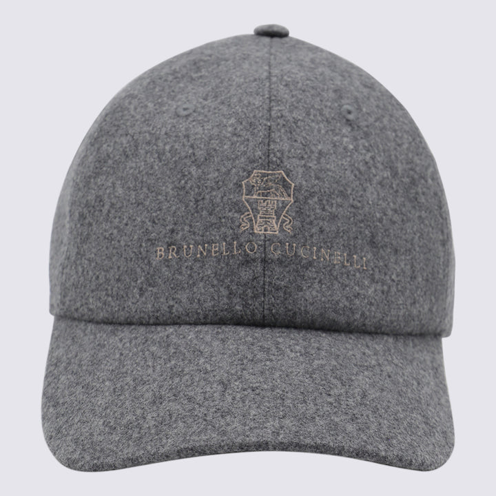 Brunello Cucinelli Hats - Grigio medio | eb374ca476d782ffc02fde5598478552c9420708