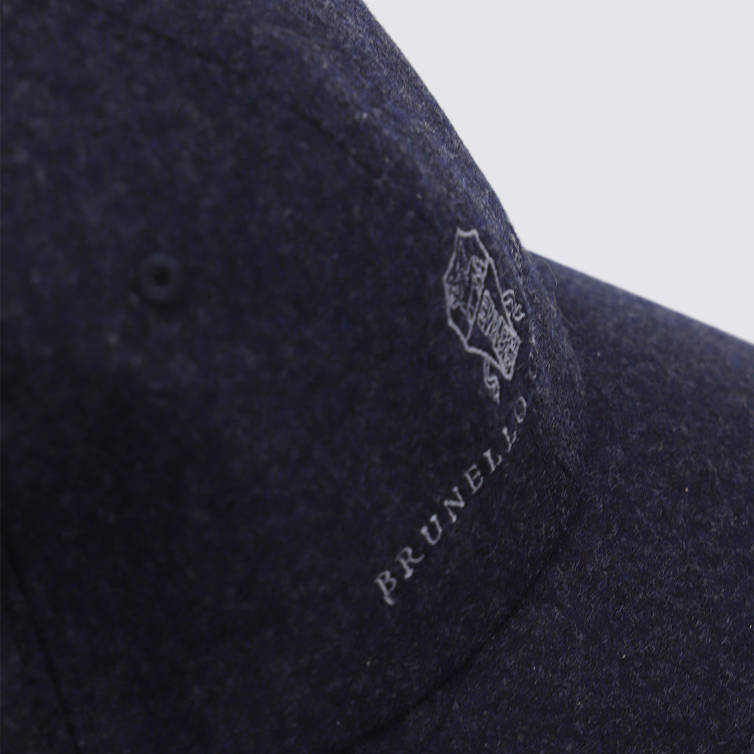 Brunello Cucinelli Hats - Blue and green | 8e99c7f6baf9f49fe406197afe665545f88bae0f