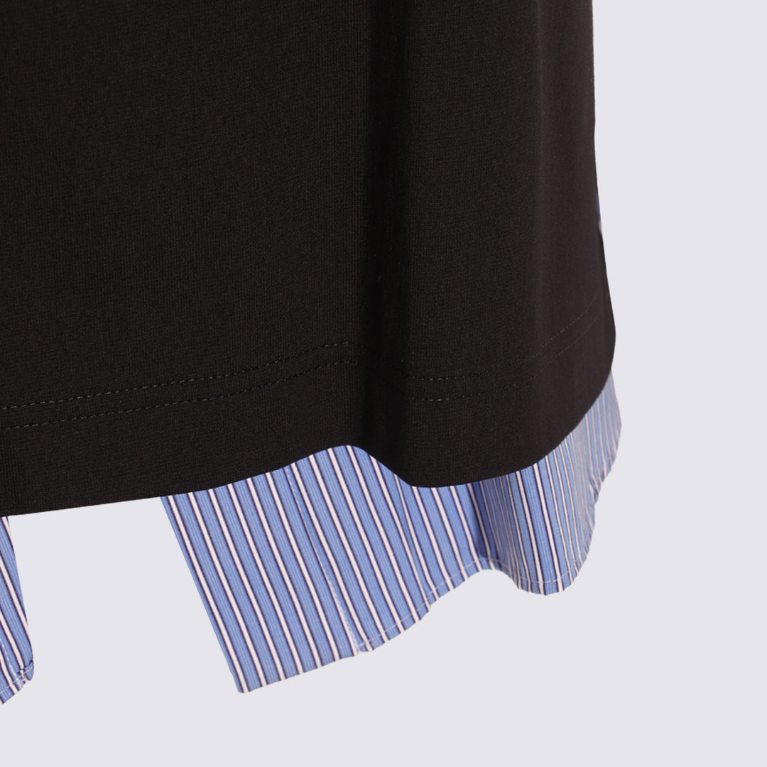 Sacai T-shirts and Polos - NAVY/BLUE STRIPE | 215957828ff41ae55d17b721789d58bf1ea7c504