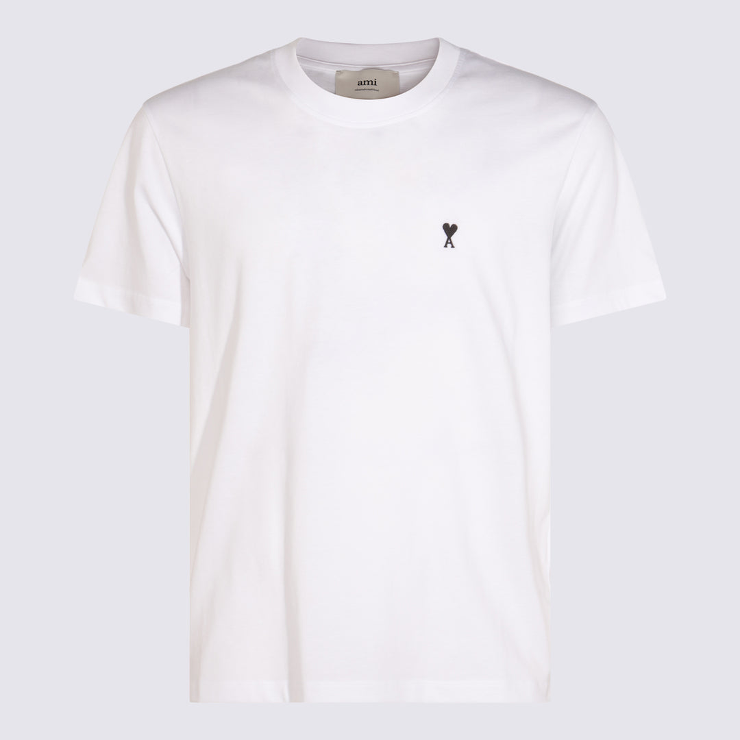 Ami Paris T-shirts and Polos - Light and natural | befcd11d757451098af3ae90ad5155c1edd53970