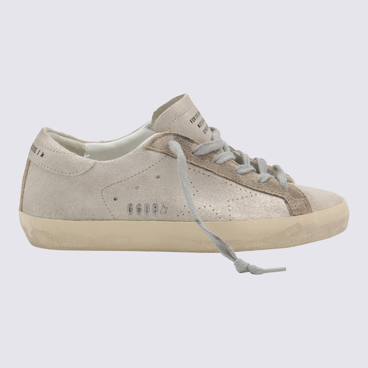 Golden Goose Sneakers - PLATINUM/BEIGE | 4b920684d1530ae74f45b0e903f2503f9c0516a7