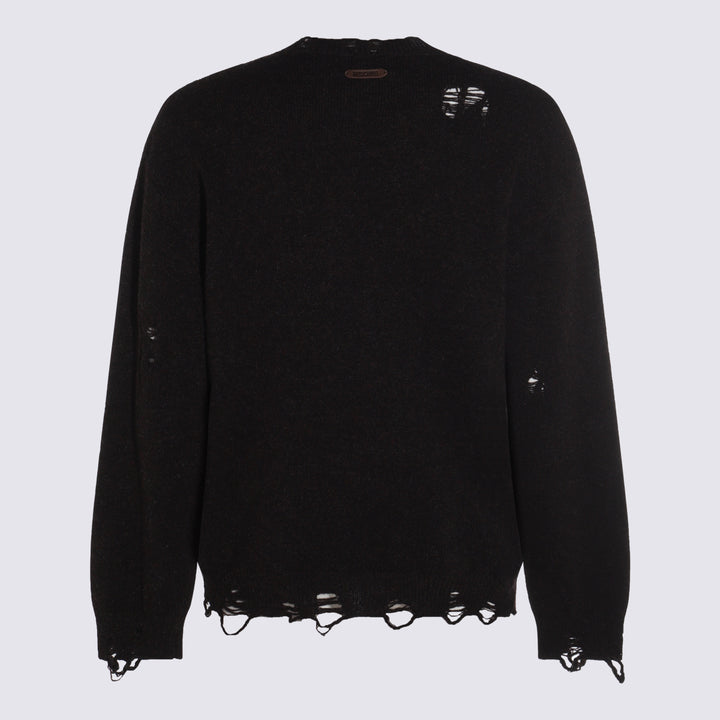 Moschino Sweaters - Brown | ad58f0286f40f71ad2cb6fd75e464fb9d5839010