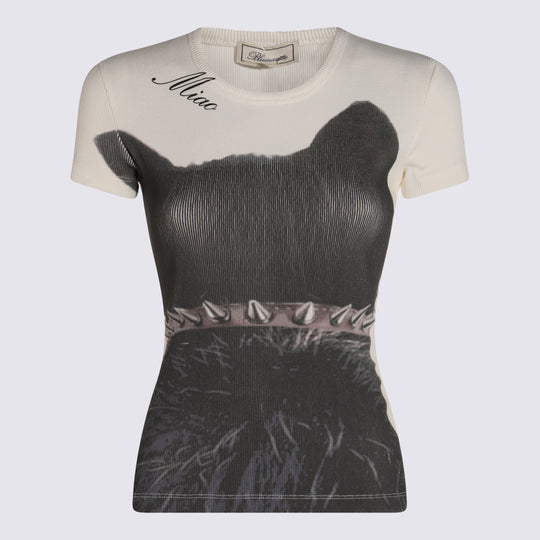 T-Shirts And Polos Natural White/Black