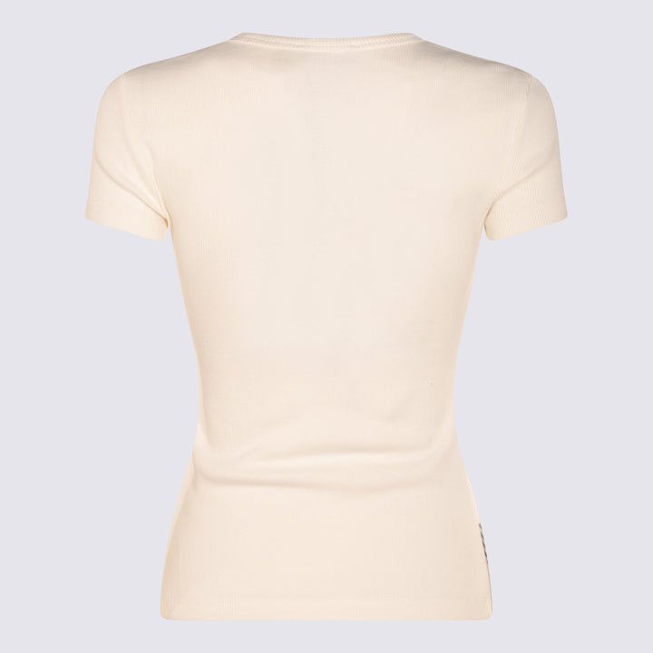 Blumarine T-shirts and Polos - NATURAL WHITE/BLACK | 5febb344e93e1aaffc5770b1276379f0fea38378