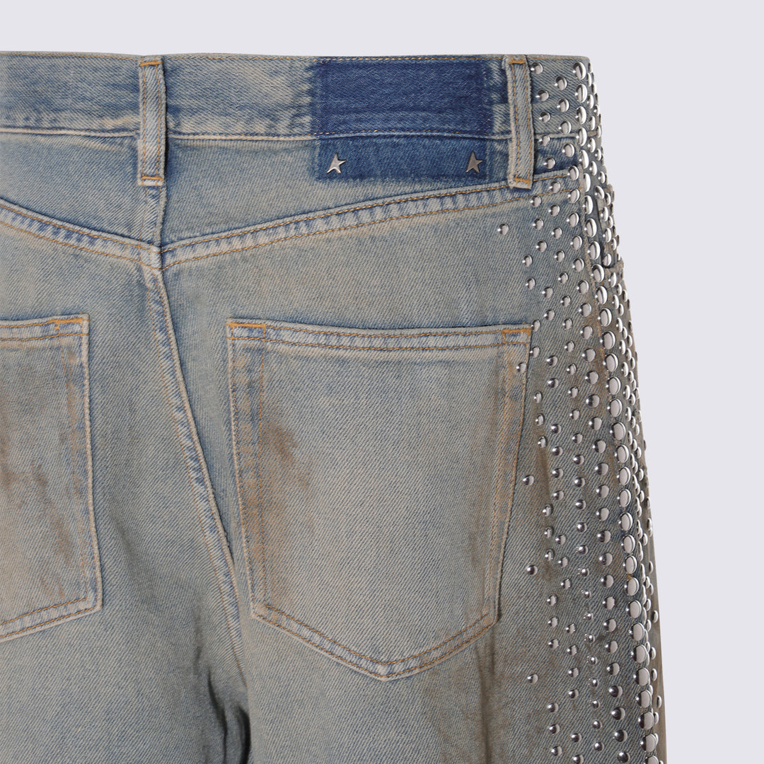 Golden Goose Jeans - Blue and green | 7f23c57a274734657602f1502fed7af815ca6feb