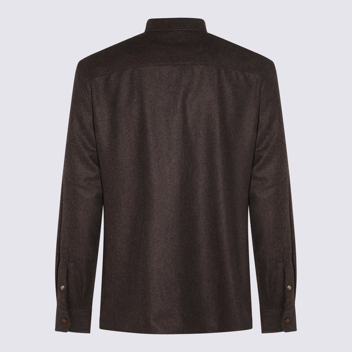 Brunello Cucinelli Shirts - Brown | 9a65b64cee969c255e229150e7fd9d9977b6cacf