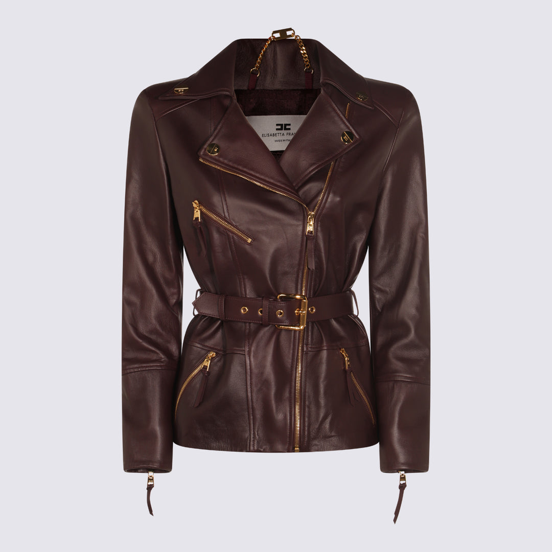 Elisabetta Franchi Jackets - MERLOT | c1581fe95a39b9e90e2148c7e19d11661af8b78c