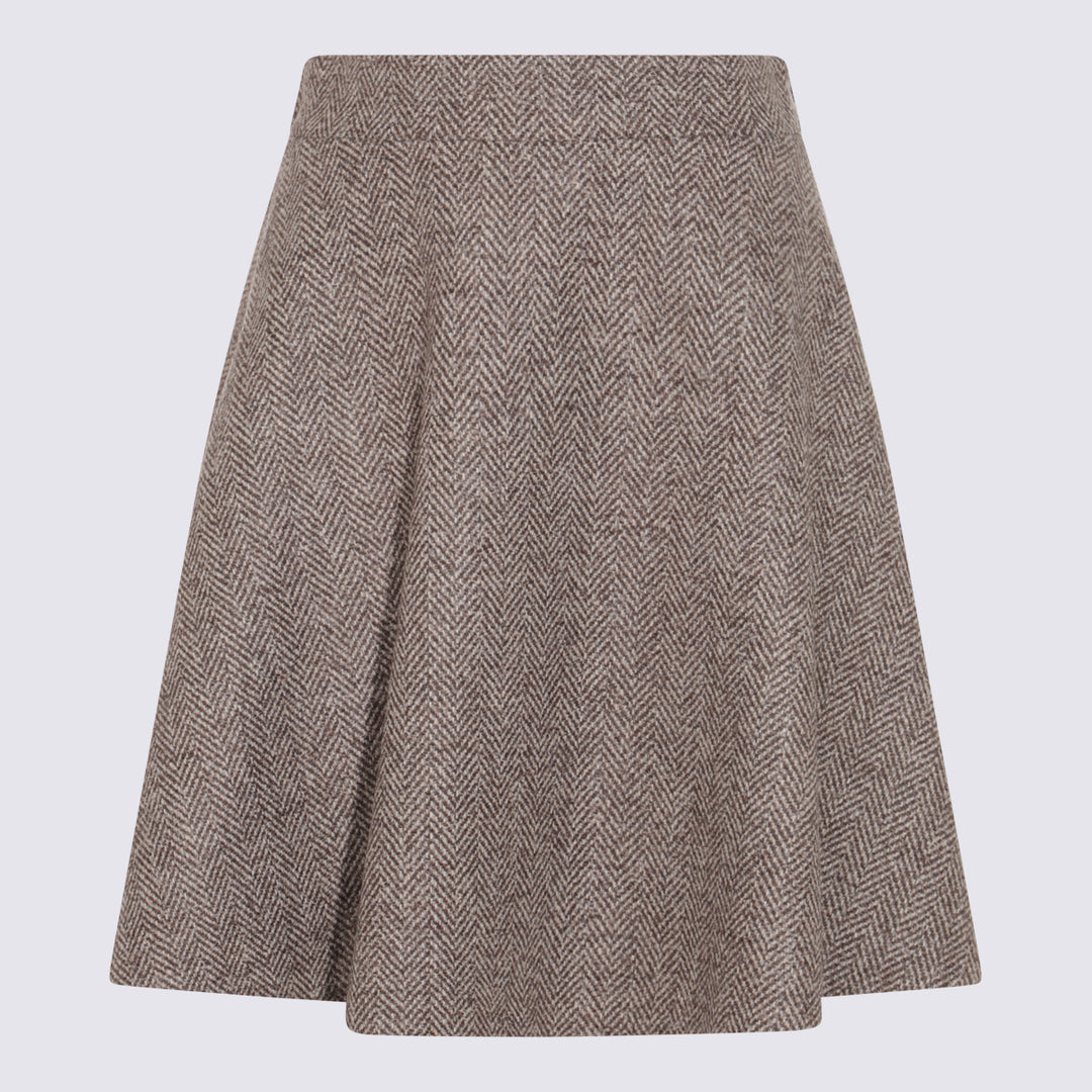 Brunello Cucinelli Skirts - MARRONE/GRIGIO/BEIGE | 0df44a98a739e8bfcab95f57ae17de1d051858df