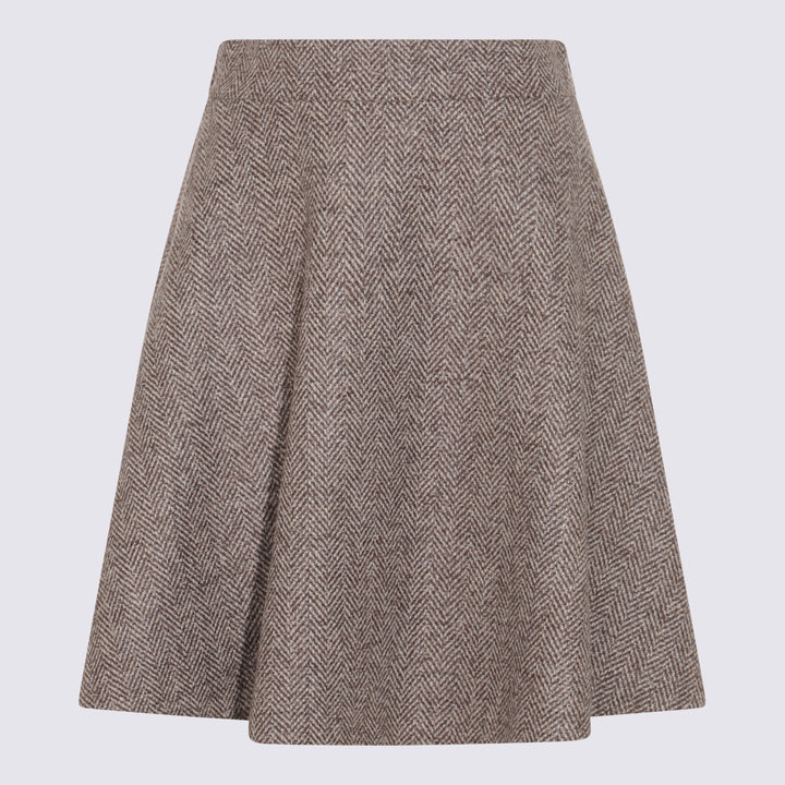 Brunello Cucinelli Skirts - MARRONE/GRIGIO/BEIGE | 0df44a98a739e8bfcab95f57ae17de1d051858df