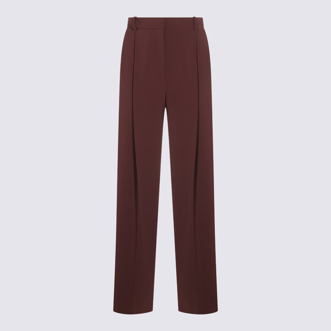 Elisabetta Franchi Trousers - MERLOT | e73c2bbb96a843b927385f56c64b246b0ab372e1
