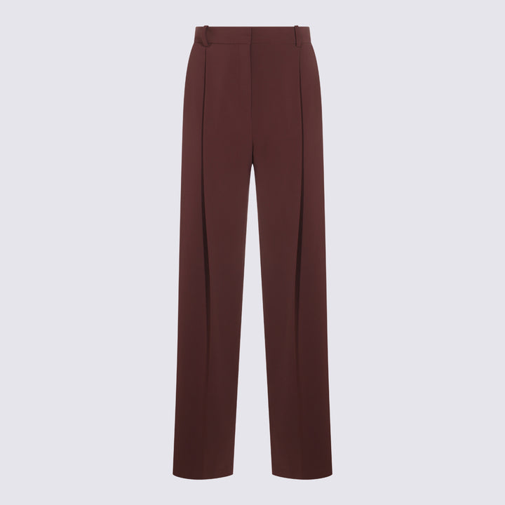 Elisabetta Franchi Trousers - MERLOT | e73c2bbb96a843b927385f56c64b246b0ab372e1