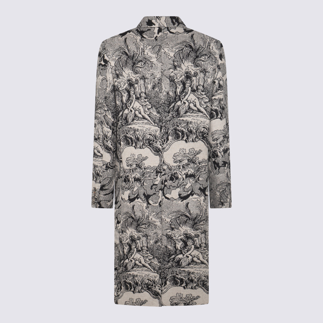 Vivienne Westwood Coats - CREAM/BLACK | 21e6addbc84eedb8a3423cdd411c840ccf5d54b3