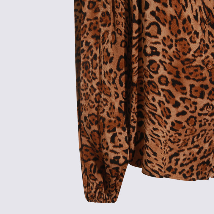 Twin-Set Shirts - ST.ANIMALIER COFFEE/LAND | 17659d93d744b66b5cb9d7609901913ae56727a9