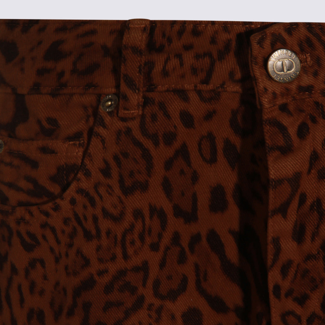 Twin-Set Jeans - ST.ANIMALIER COFFEE/BLACK | 6e502dfbc1b5fa4002fd3deabb14e355c3b6c28a