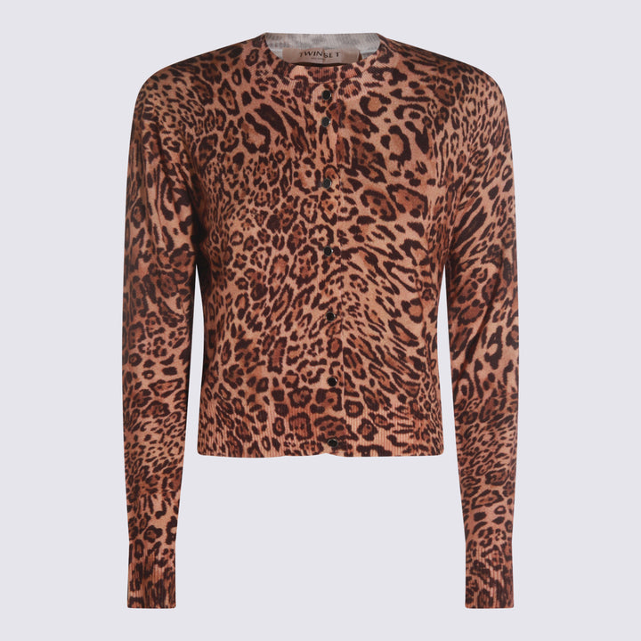 Twin-Set Sweaters - ST.ANIMALIER COFFEE/LAND | e12ead8b0def7d59a1b70be428569ec6ffcabe2c
