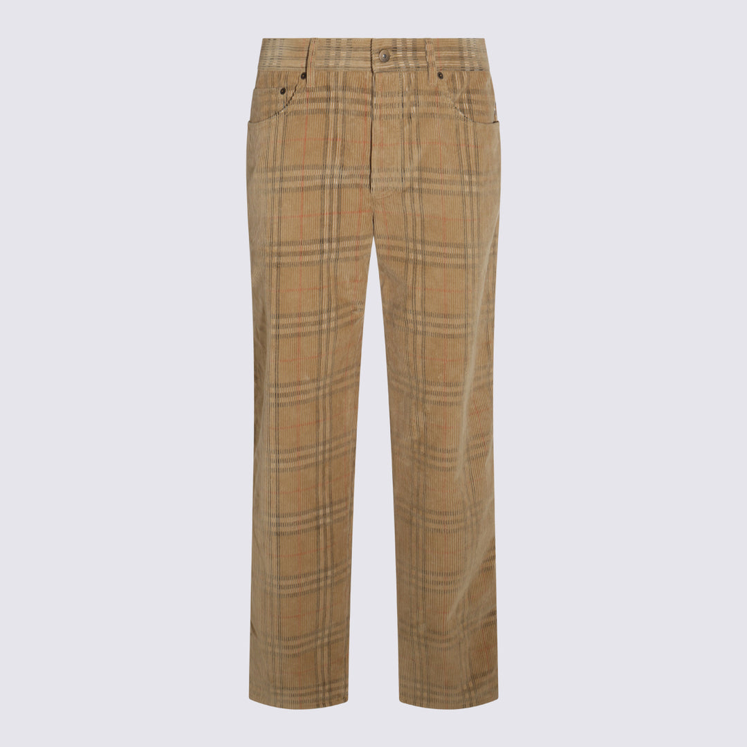 Burberry Trousers - SAND IP CHECK | 5cdcd49d0f9ee6d9710ba531aef3500e2890b0cc
