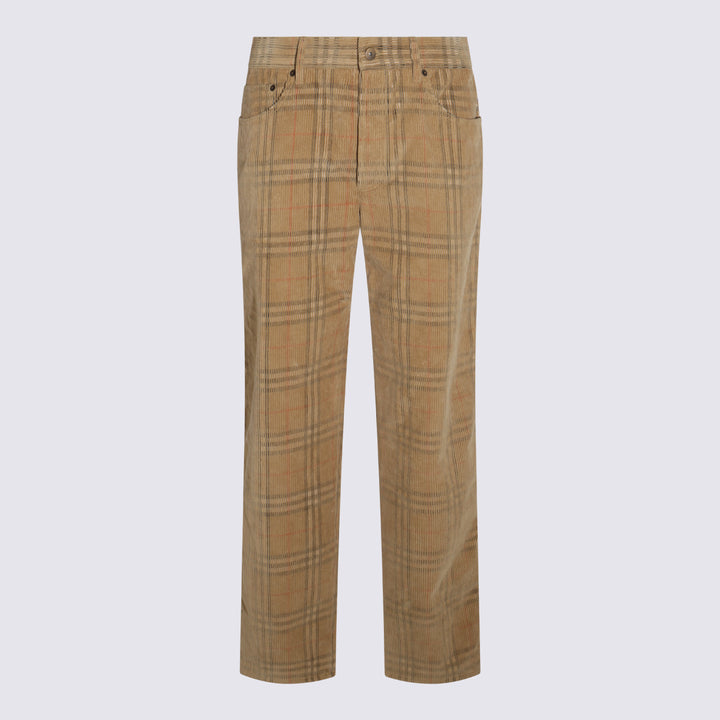 Burberry Trousers - SAND IP CHECK | 5cdcd49d0f9ee6d9710ba531aef3500e2890b0cc