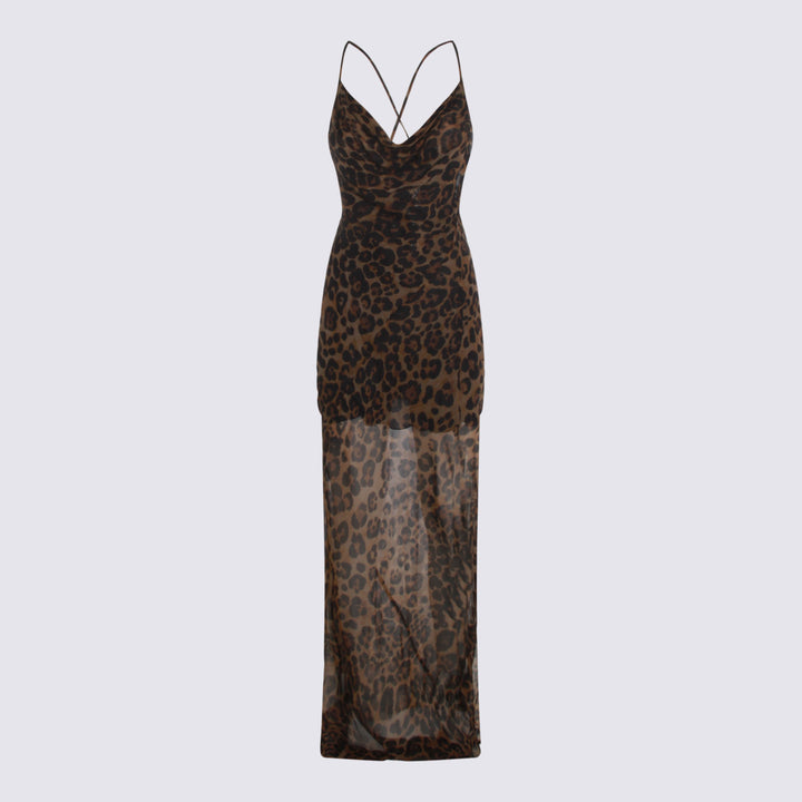 Blumarine Dresses - BROWN SUGAR/BLACK | 04c6e8d5525e261a0b0c0cc1ab6acb4db4f812e8