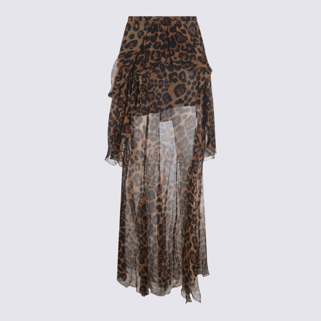 Blumarine Skirts - BROWN SUGAR/BLACK | c137c0b0fddad6afbf641b93943560589102448a