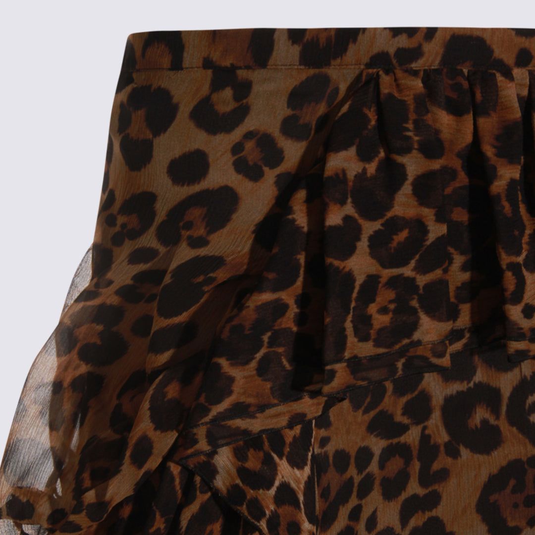 Blumarine Skirts - BROWN SUGAR/BLACK | 769f0d21fbed8571661a78df479598879689611e