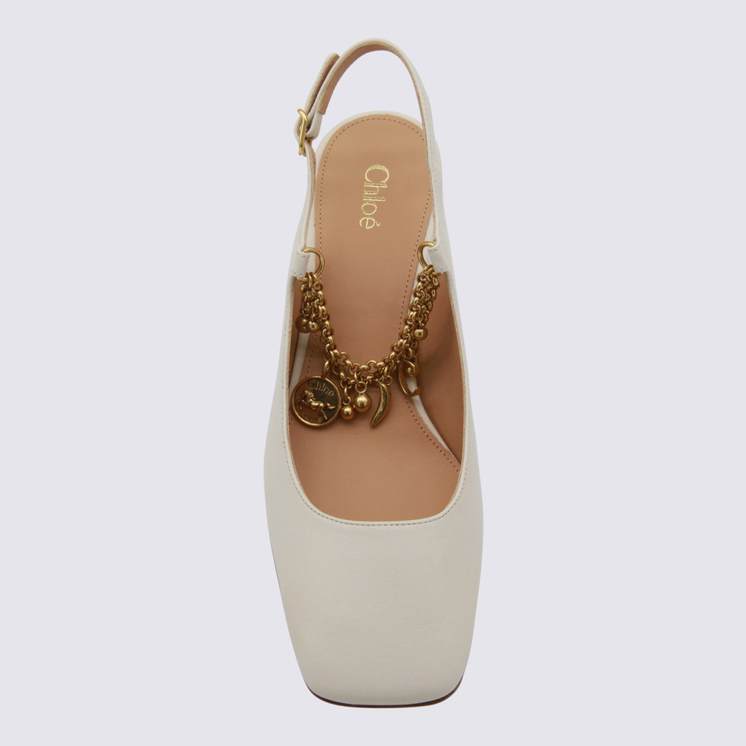 Chloè With Heel - EGGSHELL | cf38c1690d2cd4f18345b2d1aa38ee292cf0e043