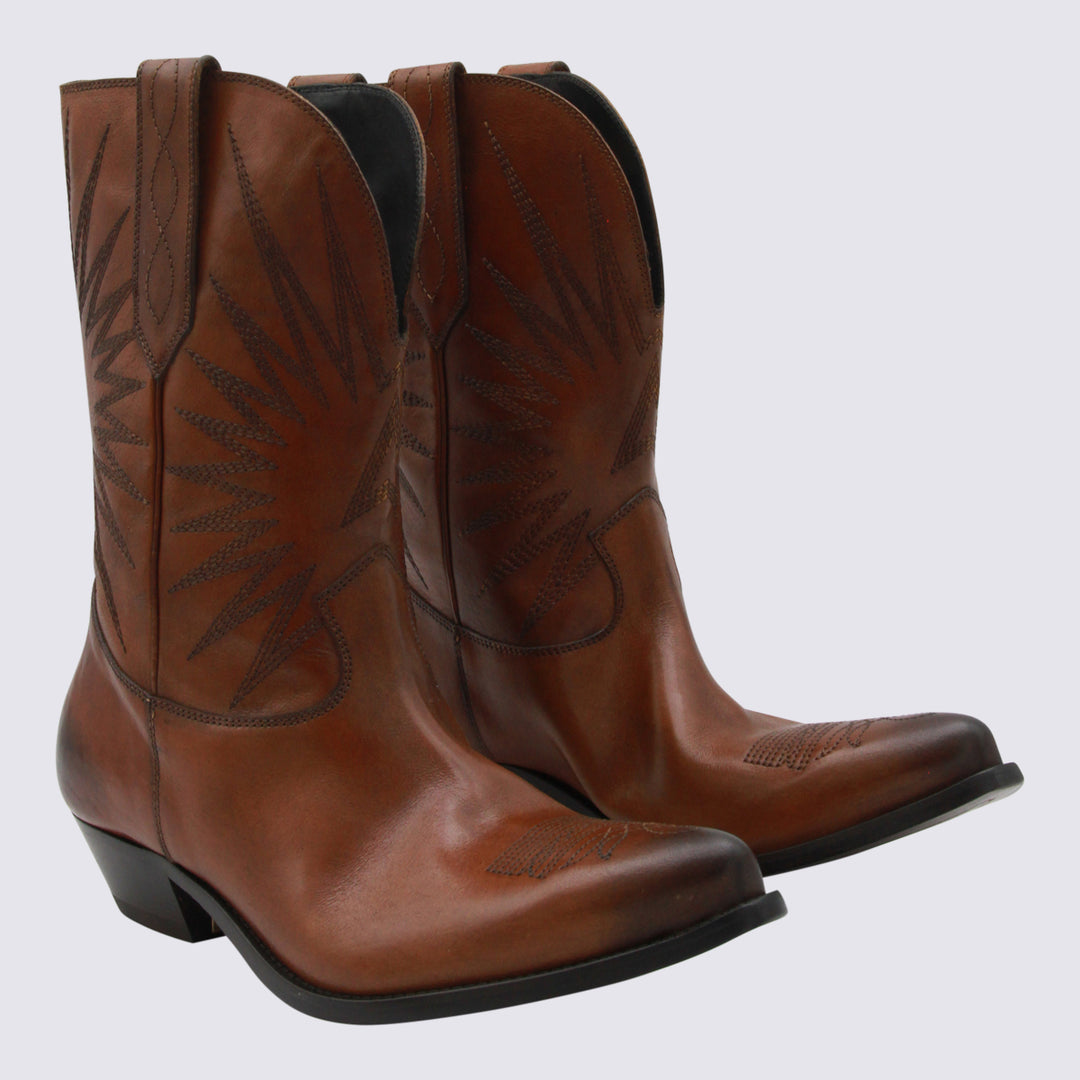 Golden Goose Boots - Brown | 89241b007152956a62a49931a1a584f618fe9e9f