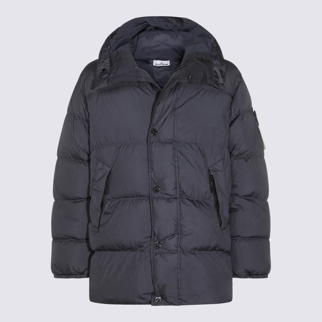 Stone Island Coats - Blue and green | ead6de7b200acbf5082e40568ca15678083d79d5