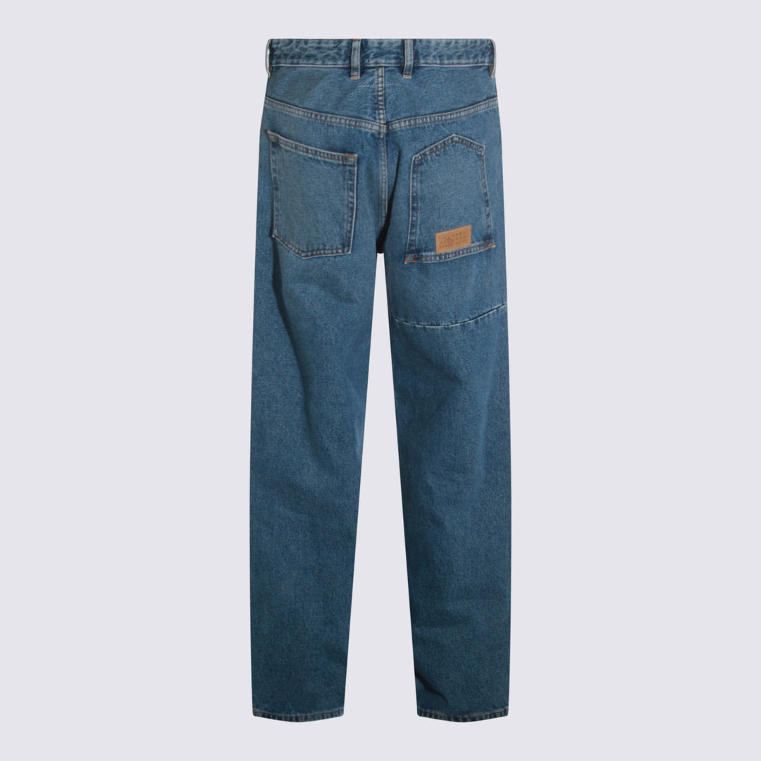 Mm6 Maison Margiela Jeans - MEDIUM BLUE | 3ec80156021ccb12cf8f3c838f5f6a927eeb858a