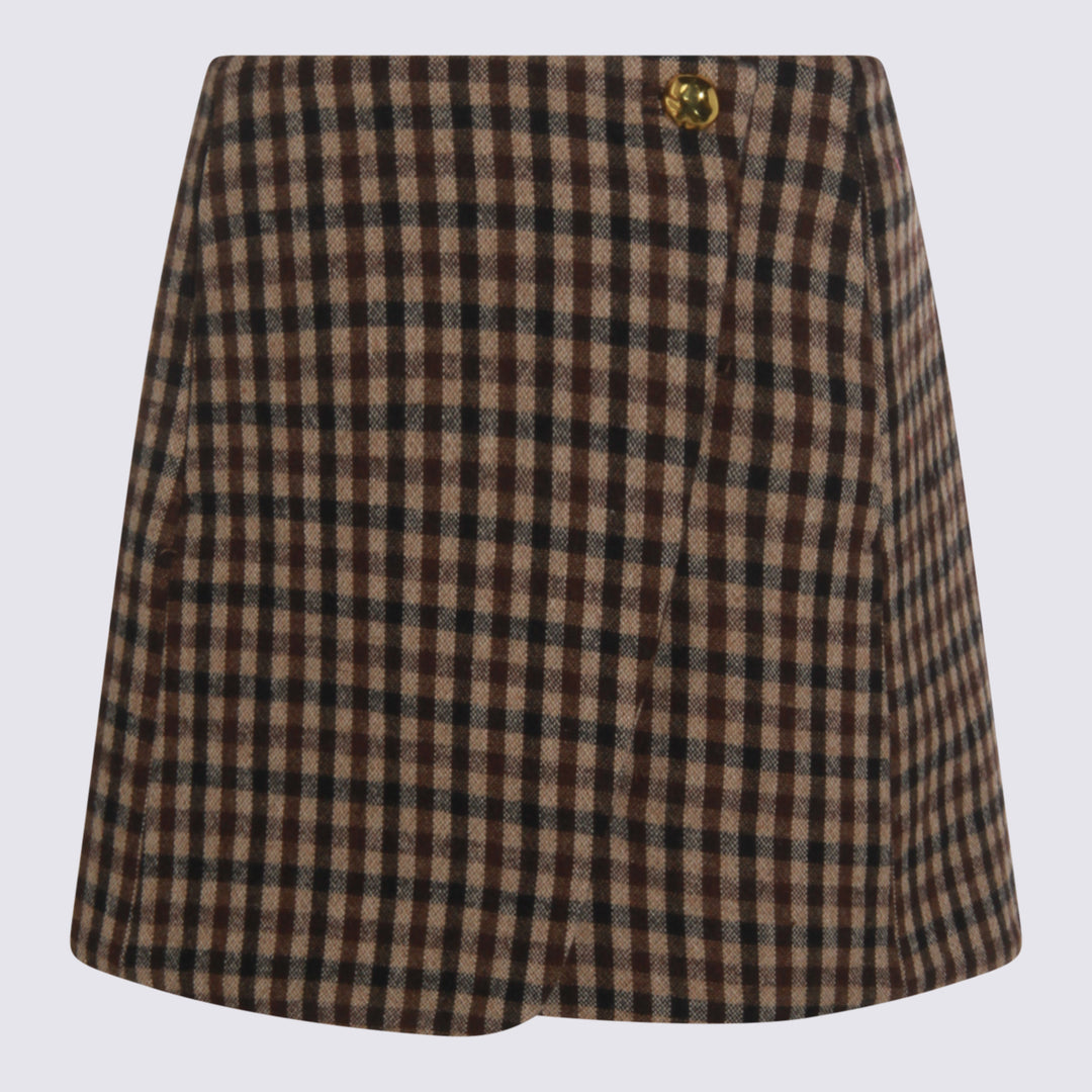 Ganni Skirts - CHICORY COFFEE | 0917af6b953480aa5e00a744810506924e43fcde