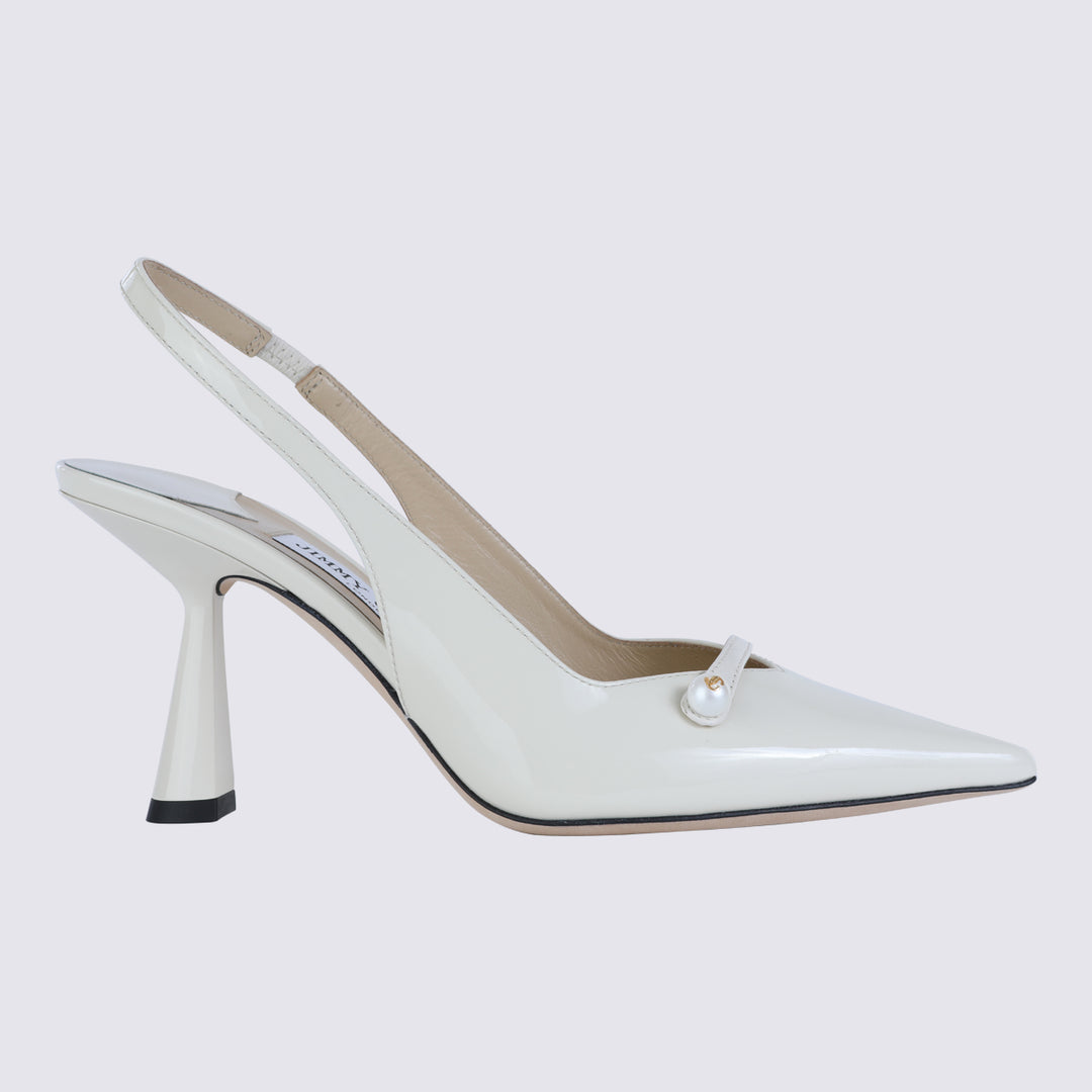 Jimmy Choo With Heel - LATTE/BLACK | f28be38f5758b7b0364ecf07b2c0021c0e7a7e79