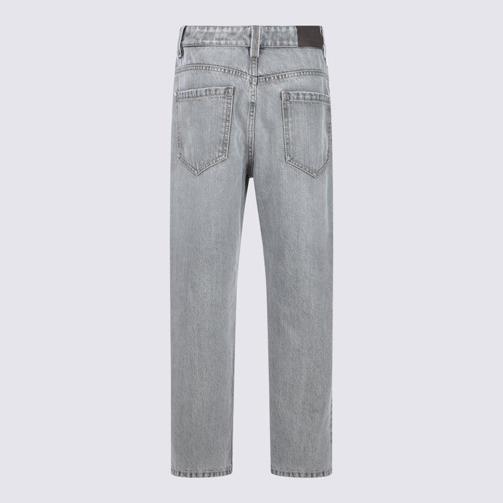 Brunello Cucinelli Jeans - LIGHT GREY DENIM | 9cfc50a66d738fba44216402478e63e0fd03c752