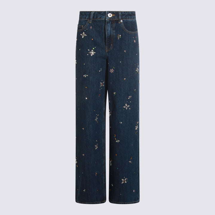 Self-Portrait Jeans - Blue and green | fe41f0befd1f3b746b176d2e51bd3cd6267acdb6