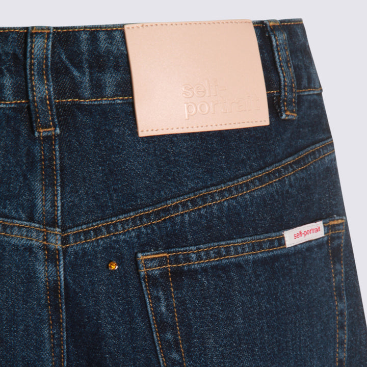 Self-Portrait Jeans - Blue and green | 8b4bb1c944d5d7bd32e49287395b65351764c2f9