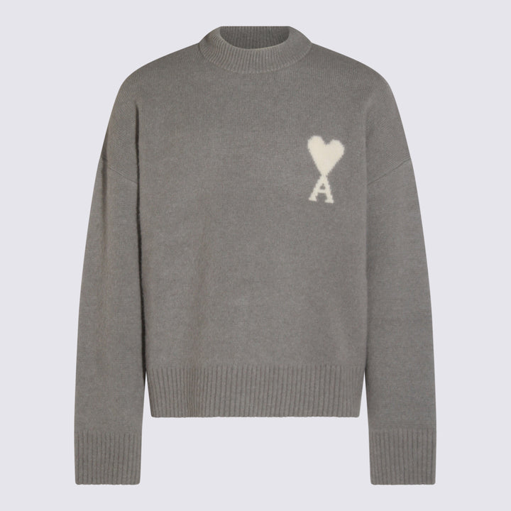 Ami Paris Sweaters - Blacks and greys | a217c49d1135f8414ed998bd2231dedebea11d71