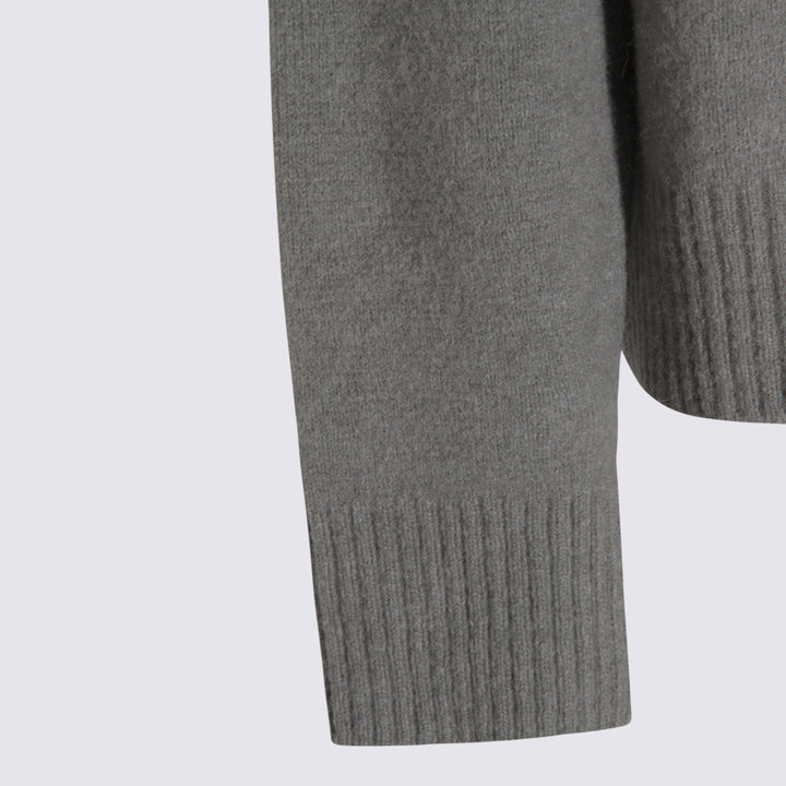 Ami Paris Sweaters - Blacks and greys | 4dac338a06deae1e4f45564155f690a357b2a85b