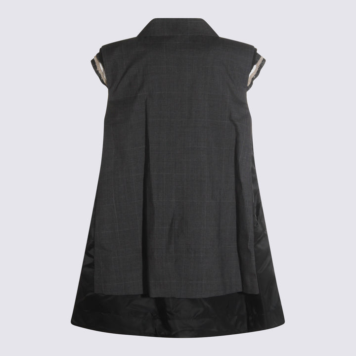 Sacai Jackets - Gray | 794804f90cc868565b91de1481dff6cd6db4e207