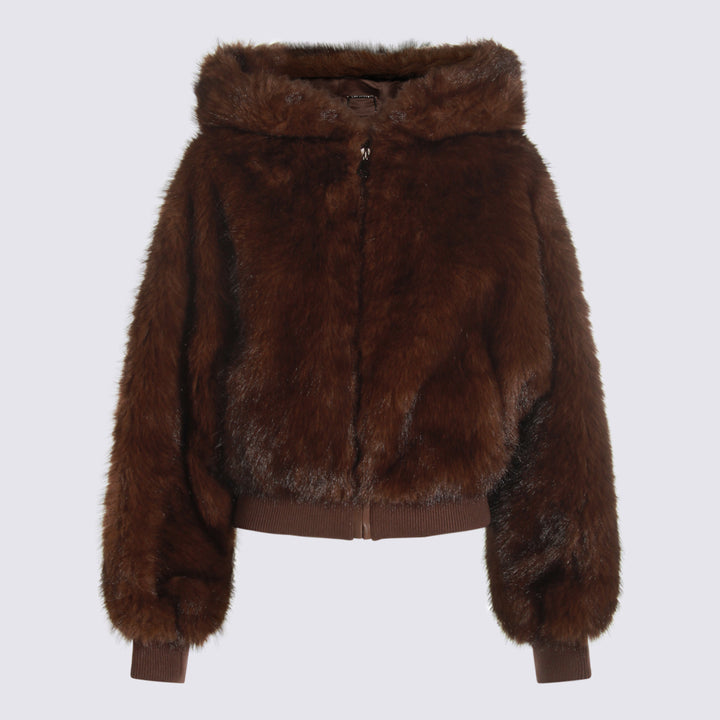 Lou Andrea Coats - Brown | f4a4bcc625390355856d74c69705aee6f31c1f4d