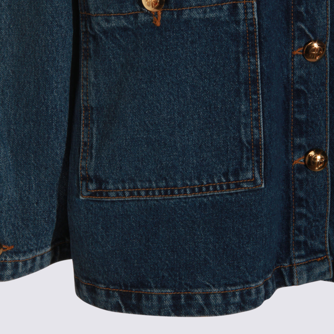 Anine Bing Jackets - Washed Blue | 6a1d435b05e9e275155c2e3d4d2f7796d99afafb