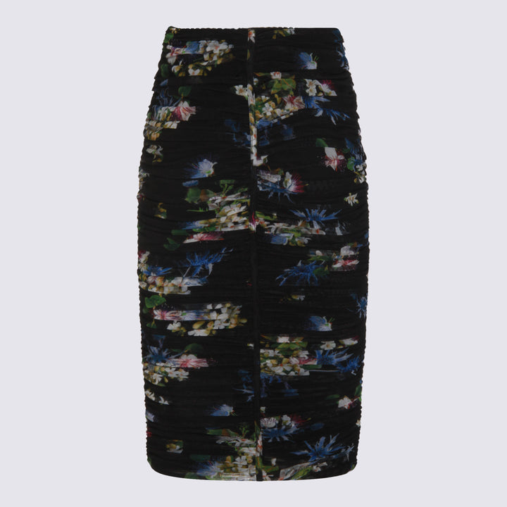 Blumarine Skirts - BLACK/BRILLIANT BLUE | 92013783f33259f80b72109628eee93a80464fe5