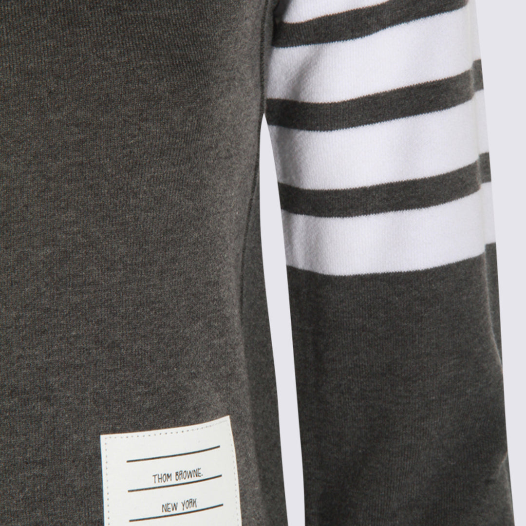 Thom Browne Sweaters - Blacks and greys | 222f8da1a41ea95fc1ca425c615dca3fe93d0014